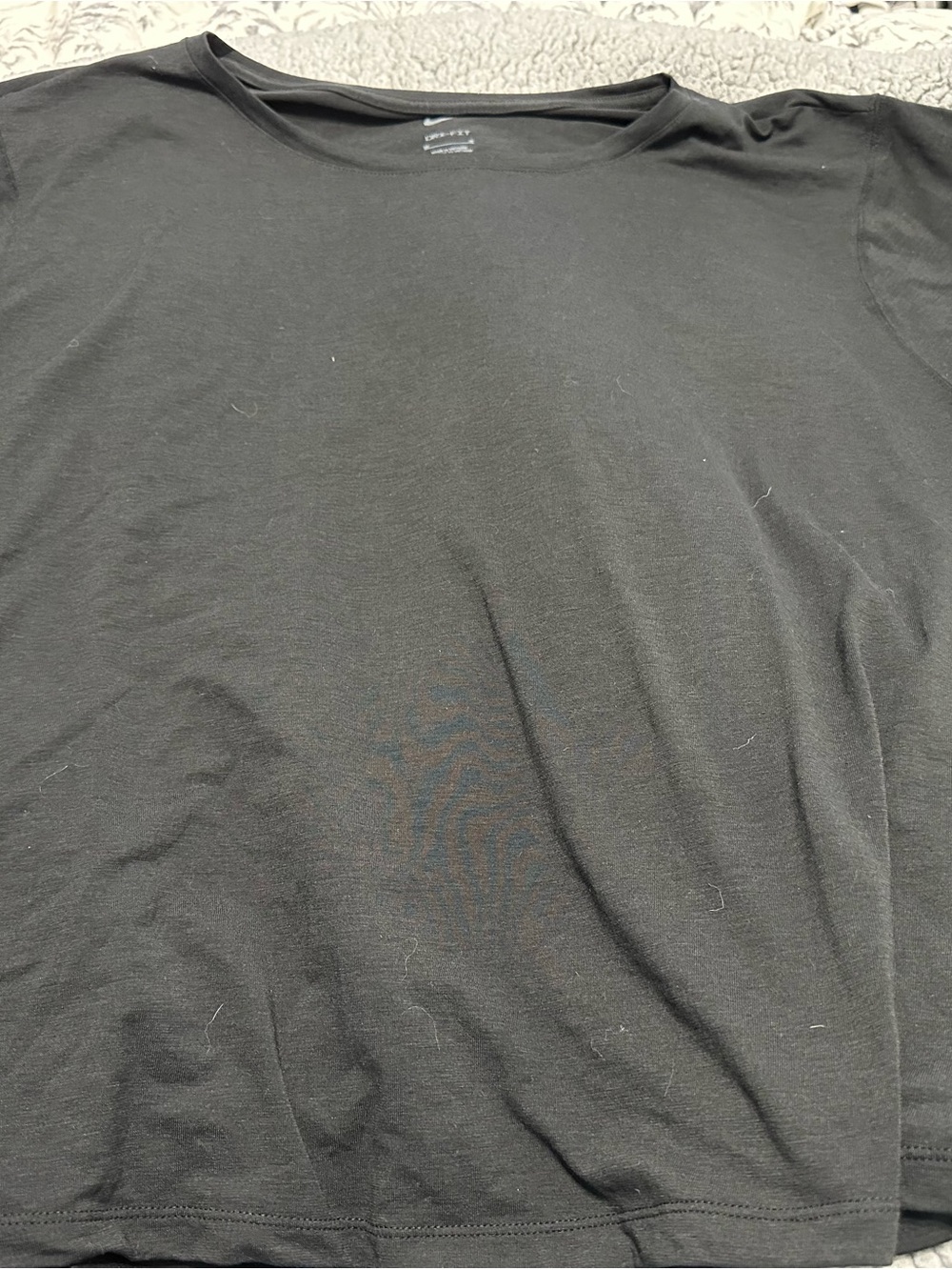 Nike Women’s Black Crew Neck T-Shirt Short Sleeve Plus Size 2X